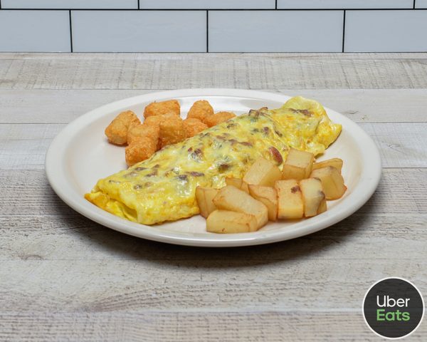 Ham and cheese omelet at Green Cactus Mexican Grill